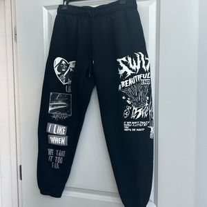 SWIXXZ Patterned Sweatpants